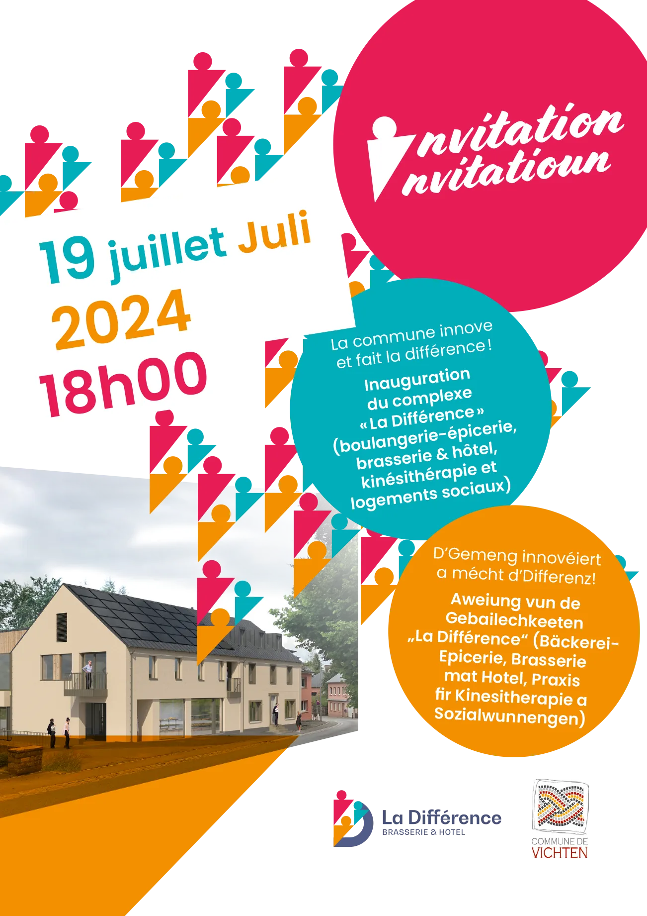 Photo du feuillet d'invitation